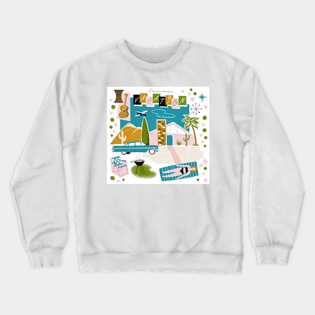 Summer Vacation Crewneck Sweatshirt by Ruby Ritz